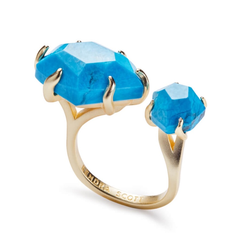 Kendra Scott Kayla Open Turquoise Ring